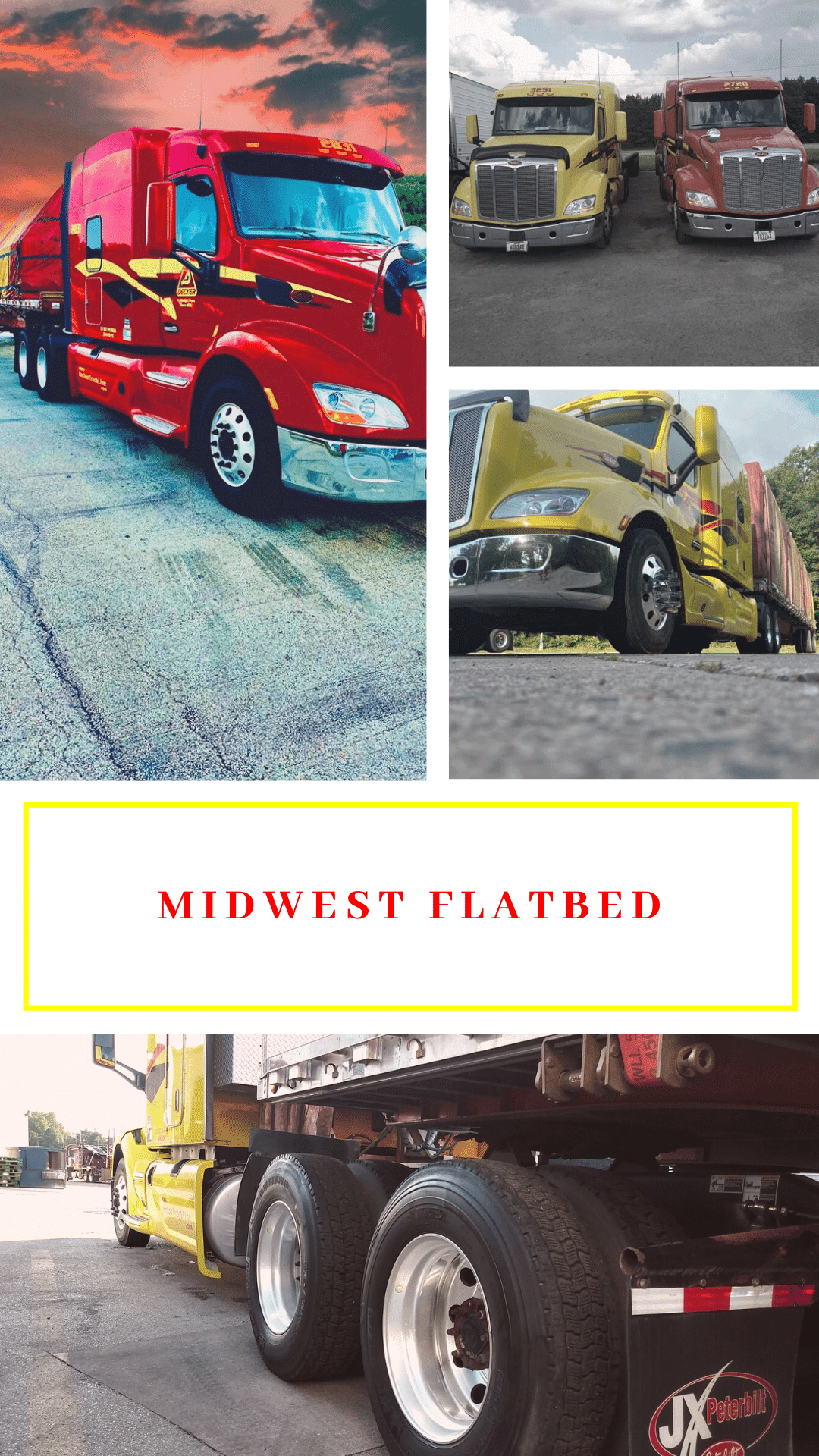 Decker is now offering $1450 ($1700 in some areas) a week with weekly home time in our Midwest Guaranteed Pay Flatbed division.
